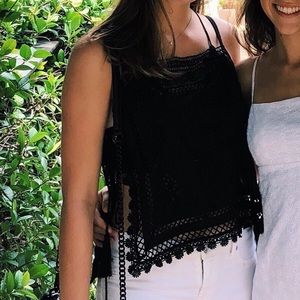 Black free people tank size S